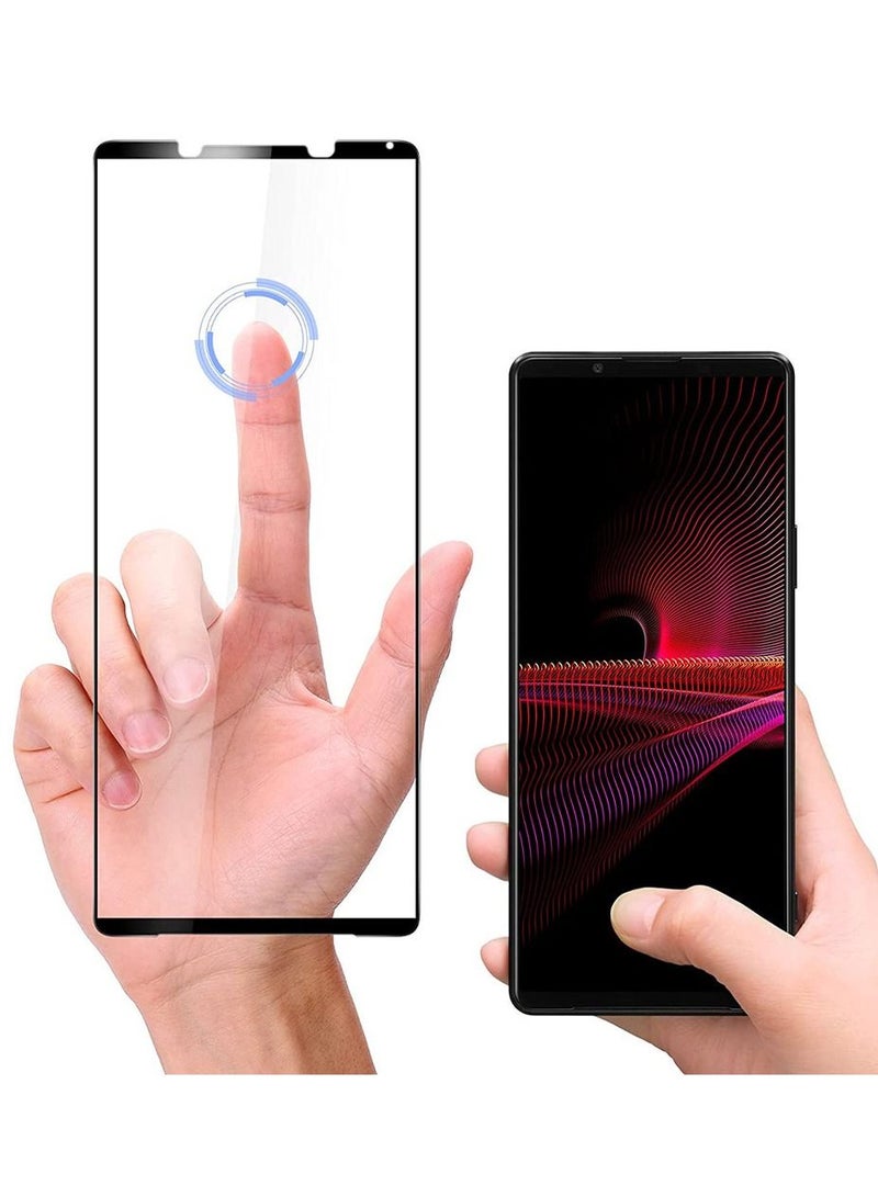 CATANES 2Pack for Sony Xperia 1 IV Screen Protector 3D Full Coverage Crystal Clear Tempered Glass 6.5 inch - Image 4