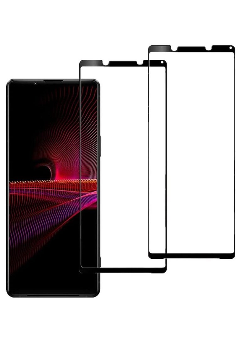 CATANES 2Pack for Sony Xperia 1 IV Screen Protector 3D Full Coverage Crystal Clear Tempered Glass 6.5 inch - Image 2