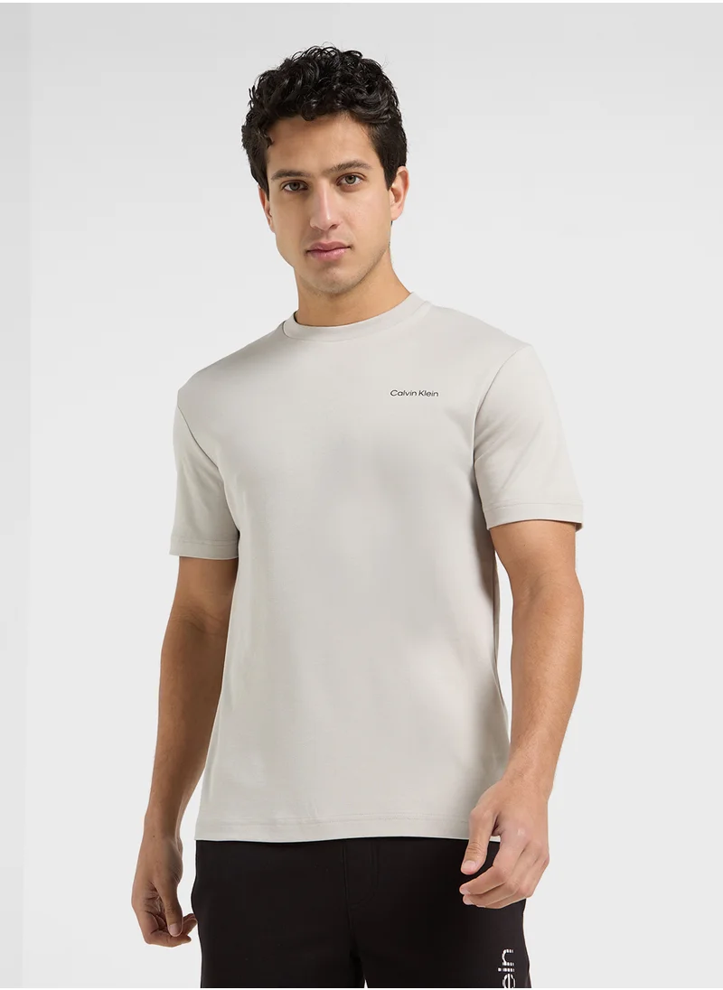 CALVIN KLEIN Micro Logo Interlock T-Shirt