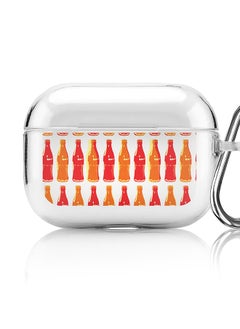 Classic Clear printed Case for Apple AirPods Pro 2nd Generation Thin Transparent Cover [Designed for Apple AirPods Pro 2nd Generation] - Retro Cola