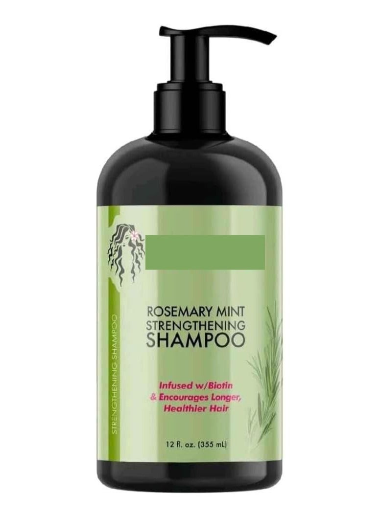 DubaiGallery Rosemary Mint Blend Strengthening Shampoo Leave In Conditioner And Hair Masque Set - Image 2