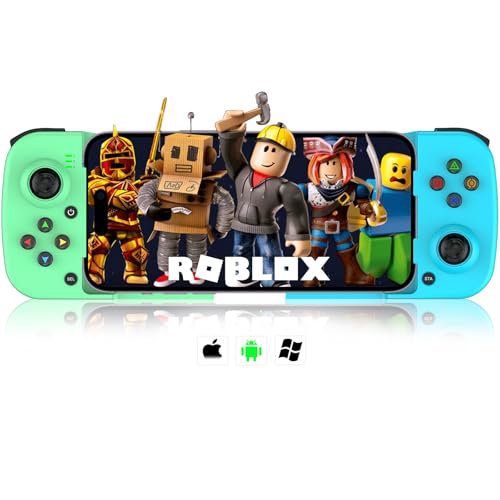 arVin Wireless Gaming Controller for iPhone Android Gamepad Joystick for iPhone 15/14/13, iOS, iPad, MacBook, Samsung Galaxy S23/22/21, TCL, One Plus, Tablet, PC, Call of Duty Mobile, Genshin, Diablo - Image 1