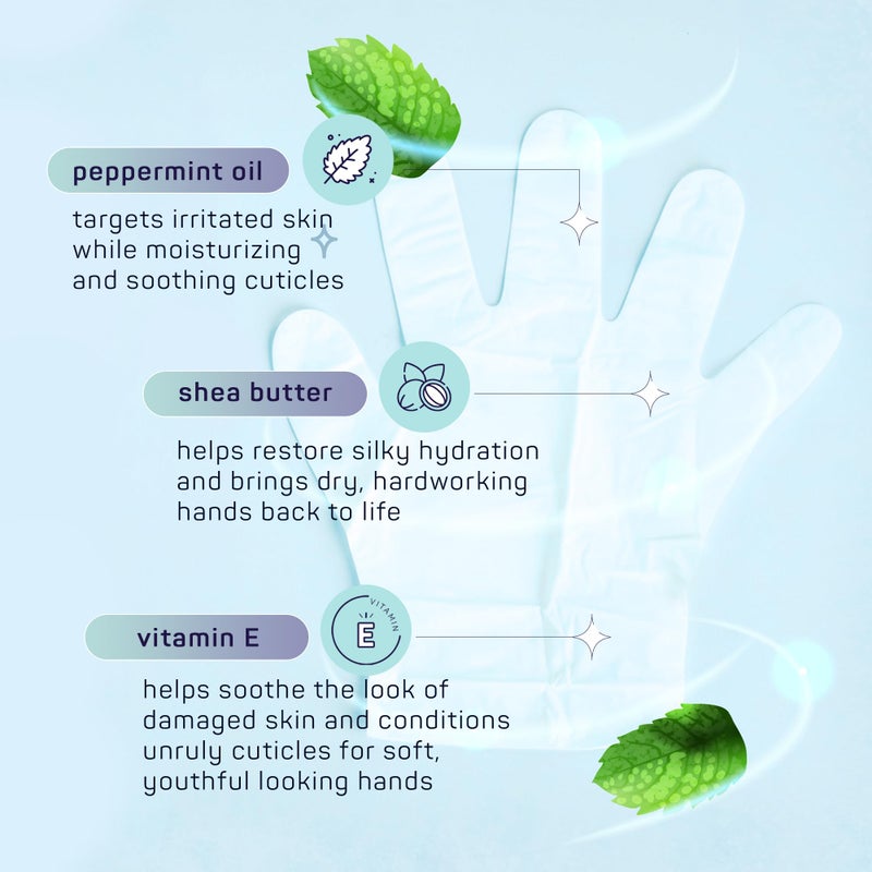 SpaLife Men's Glacial Mineral Moisturizing and Repairing Balm for The Working Hand (Hand Gloves 6 Pack) - Image 4