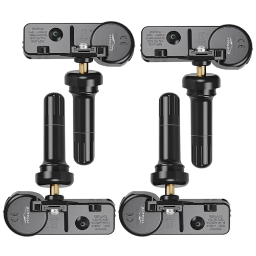 FFFauto Tire Pressure Monitoring Sensors Pack of 4 TPMS Sensor Compatible with Chevy, GMC, Cadillac & Buick -2016-2024 Cruze Silverado Tahoe Sierra Yukon XL Escalade,OE 13516165 84607659,- 433MHz - Image 1