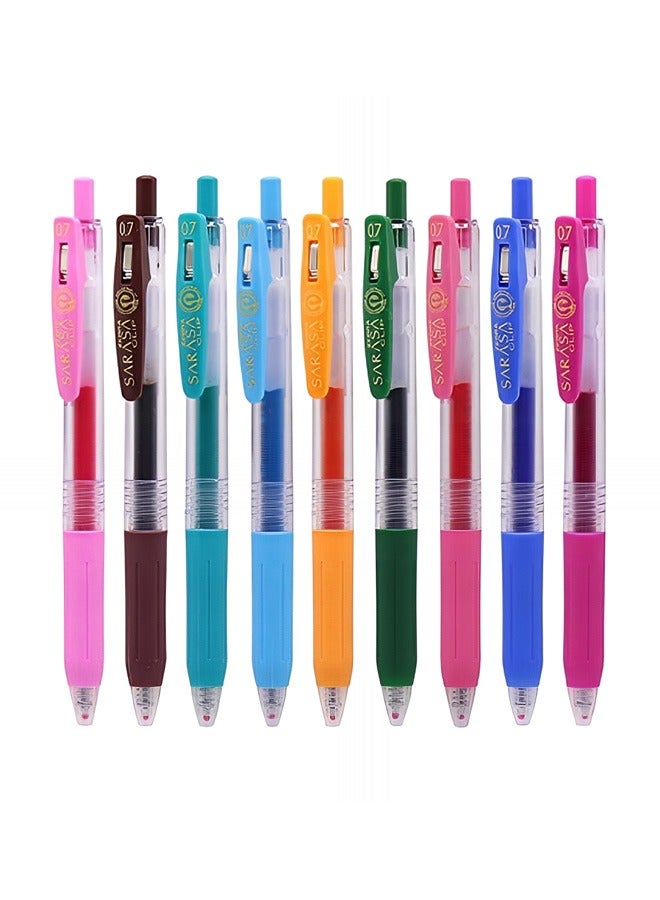 زيبرا مجموعة من 10 أقلام ميكانيكية بمشبك ساراسا - Image 1