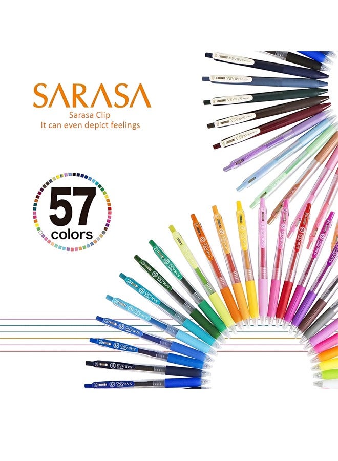 زيبرا مجموعة من 10 أقلام ميكانيكية بمشبك ساراسا - Image 3