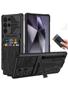 Wallet Case with Card Holder,  with Kickstand, Grade Full Body Shockproof Case For Samsung Galaxy S25 Ultra Case Cover - pzsku/Z014DFC26061F18E2D3AFZ/45/_/1731125849/31f28165-5302-4d10-a7c7-542b4a56a972