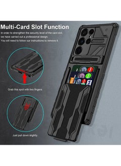 Wallet Case with Card Holder,  with Kickstand, Grade Full Body Shockproof Case For Samsung Galaxy S25 Ultra Case Cover - pzsku/Z014DFC26061F18E2D3AFZ/45/_/1731125871/76a1057c-8812-4dd4-baf4-564076d9ebb9