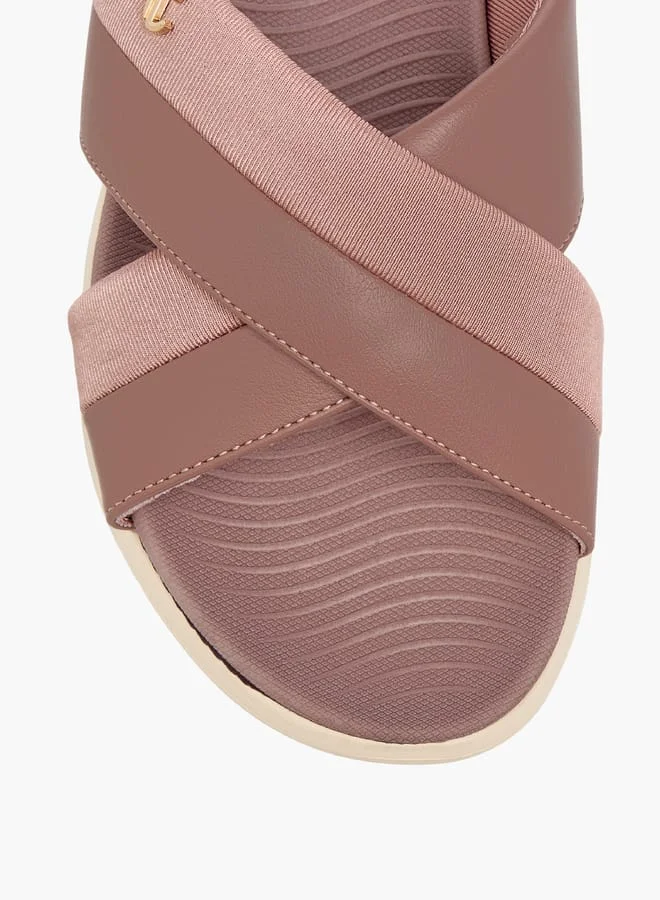 Le Confort Women's Cross Strap Slip-On Sandals