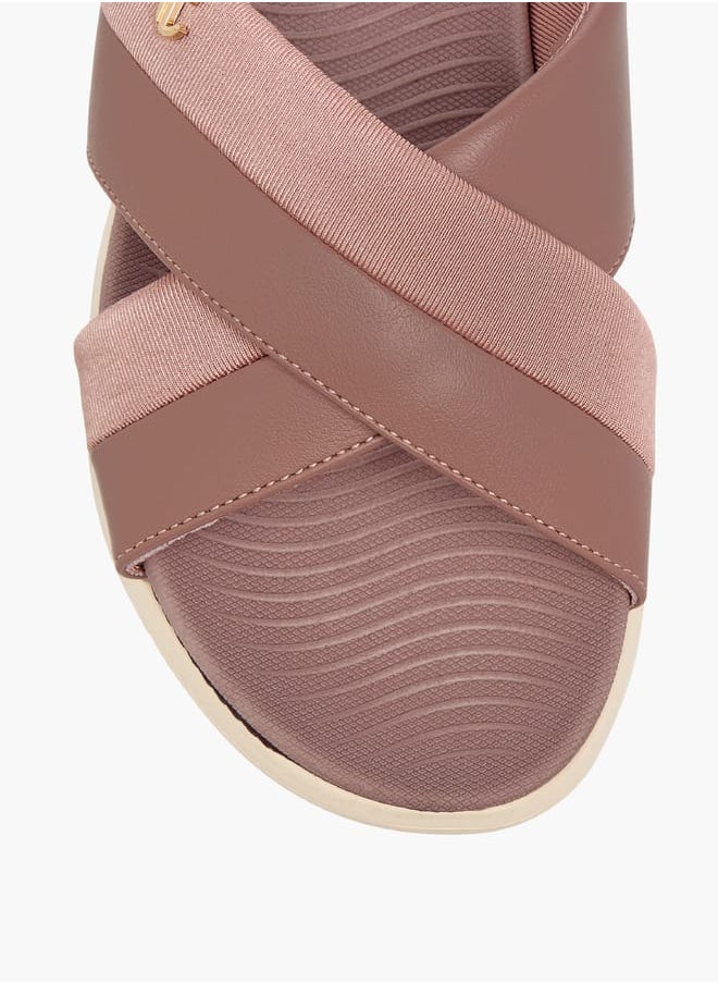 Le Confort Women's Cross Strap Slip-On Sandals  - Image 4