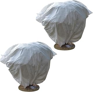 Bluestone Blue_Stone Plant Covers Frost Protection Bag Winter Reusable Plants Jacket with 3 Style 3 Pack 23" x 31" 2 Pack 39" x  - Image 1
