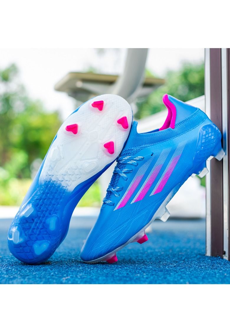 Football Shoes Male Long Nail Primary School Children Mandarin Duck Couple Artificial Grass Long Nail Sports Shoes  - Image 4