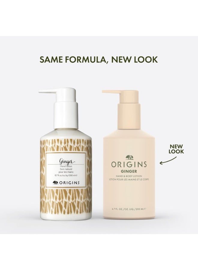 Origins Origins Ginger Hand & Body Lotion | Hydrates & Softens | With Vitamin E & Aloe Vera 6.7fl.oz - Image 2