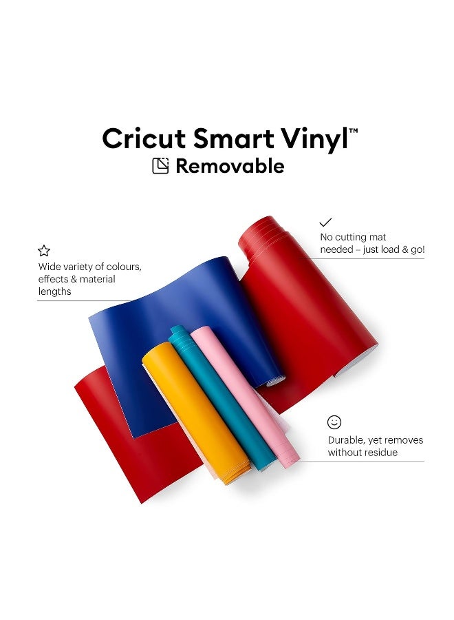 Cricut ورقة فينيل ذكية قابلة للإزالة باللون الأصفر الذهبي 33x91 سم 0.9م (3 قدم) - Image 2