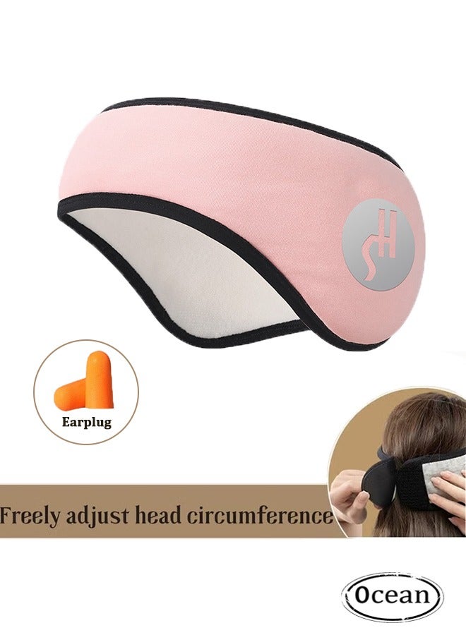 Ocean Adjustable Noise Reduction Earmuffs, Sleep Winter Warm Earmuffs, Soundproofing Cotton Ear Muffs, Ear Protection Head Protection Earmuffs, Fashion Soft and Breathable Ear Defenders for Women and Girls  - Image 1