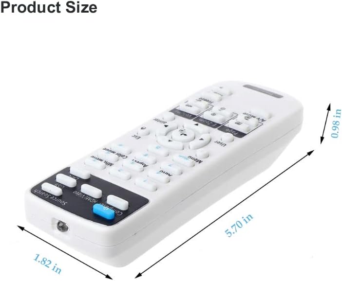 LOMCA Universal Remote Control Replacement for Epson Home Cinema 8350 2150 2100 2000 2250 3020 Powerlite 93 485W 525W 5535U EB EX EX5280 EX3212 VS H BrightLink 455wi EMP- Series Projectors - Image 5