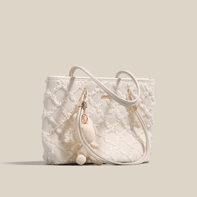 Internet Popular New 2024 Tote Bag Women'S High-End High-Capacity Commuting Shoulder Bag All-Match Portable Underarm Bag - Image 5