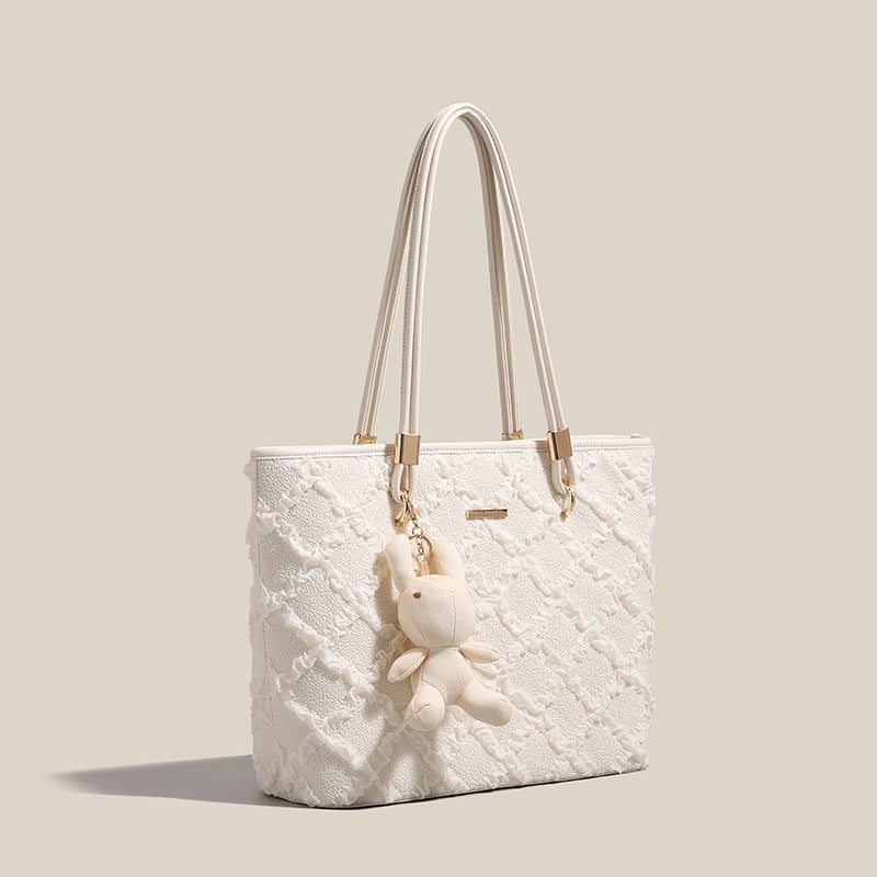 Internet Popular New 2024 Tote Bag Women'S High-End High-Capacity Commuting Shoulder Bag All-Match Portable Underarm Bag - Image 3