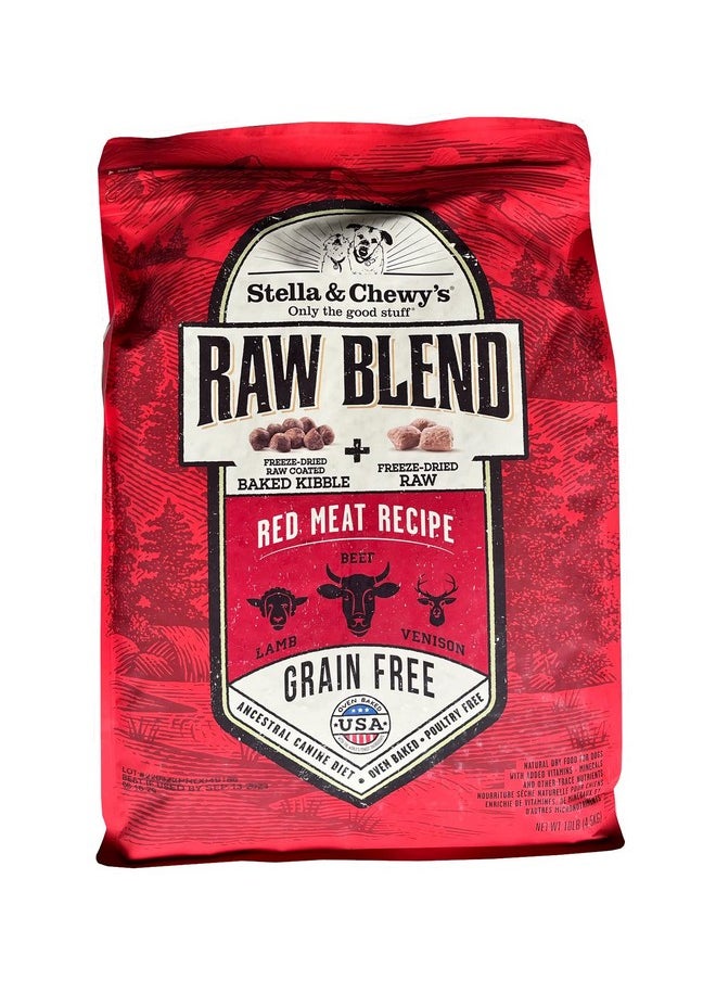 Stella & Chewys Raw Blend Red Meat Dog Food 10Lb  - Image 1