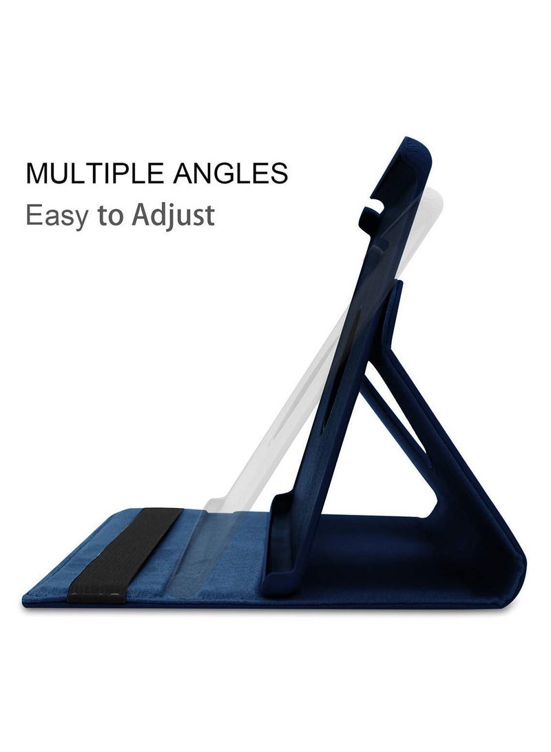 ELTRAZONE Samsung Galaxy Tab A7 Lite 8.7 2021 Case - 360 Degree Rotating Stand [Auto Sleep/Wake] Folio Leather Smart Cover Case for Samsung Tab A7 Lite 8.7 inch 2021 Tablet [SM-T220/T225/T227](Navy Blue) - Image 4