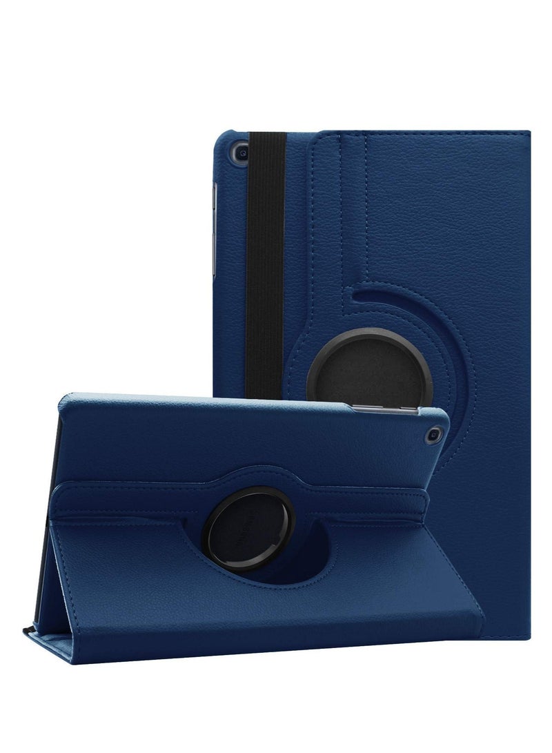ELTRAZONE Samsung Galaxy Tab A7 Lite 8.7 2021 Case - 360 Degree Rotating Stand [Auto Sleep/Wake] Folio Leather Smart Cover Case for Samsung Tab A7 Lite 8.7 inch 2021 Tablet [SM-T220/T225/T227](Navy Blue) - Image 3