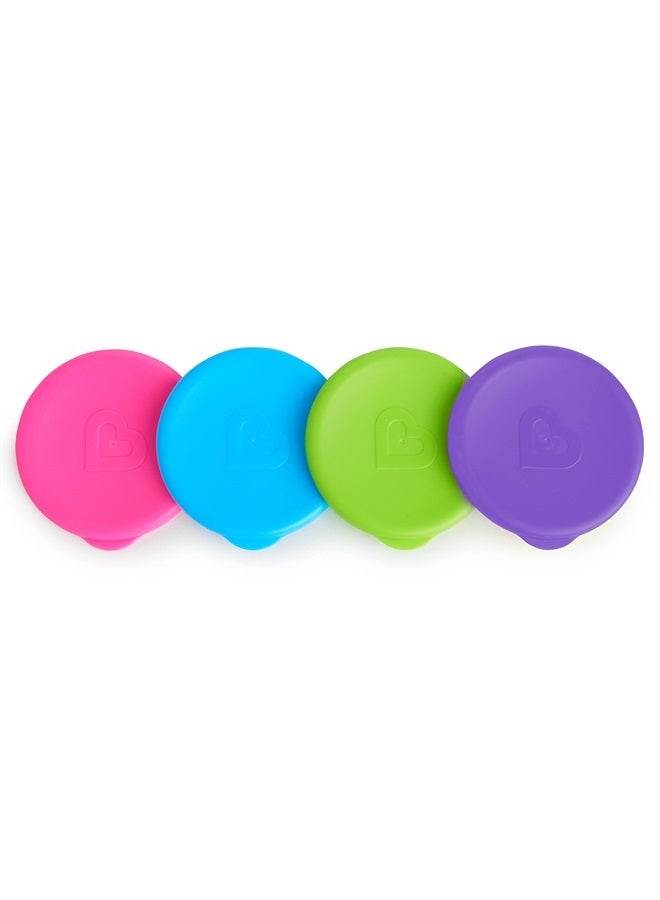 Munchkin ® Miracle® 360 Sippy Cup Lids, 4 Count, Pink/Blue/Green/Purple