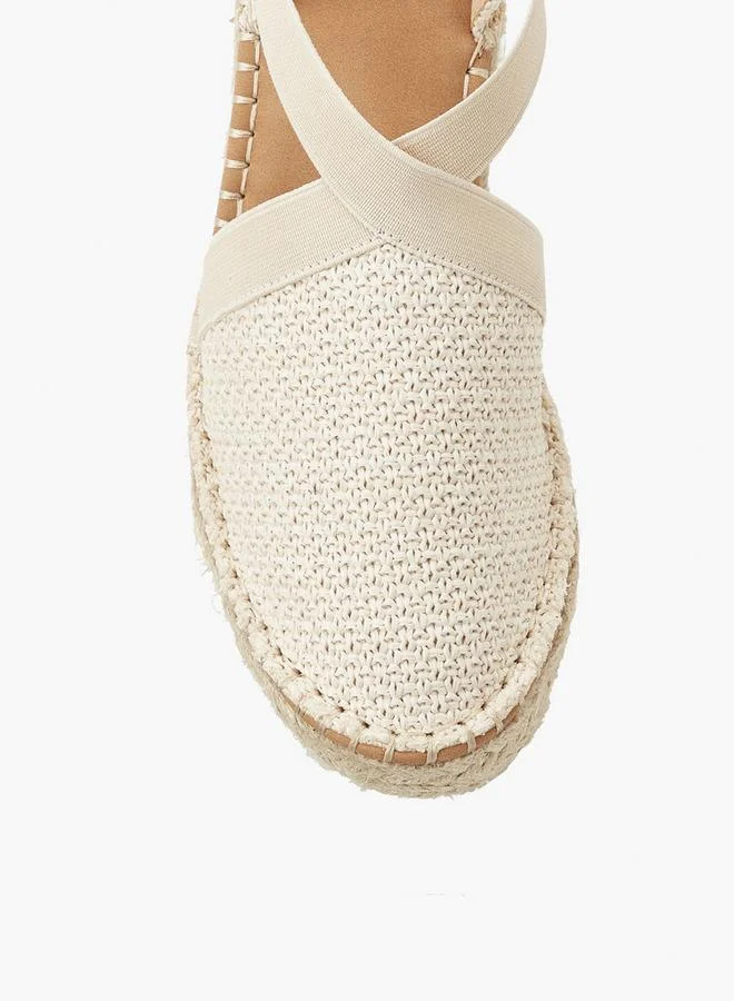 Peppermint Beige Women Wedge Heel Espadrilles for Women | Best Price UAE