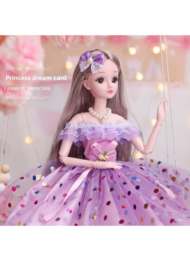 Birthday Gift 60cm Large Tong Le Yang Barbie Doll Set Simulation Dance Dialogue Princess Doll-Color:Dream Princess Kaqi-Height:60cm High [Dance Machine + Music] + Gift ① + Luxury Gift Box  - Image 1