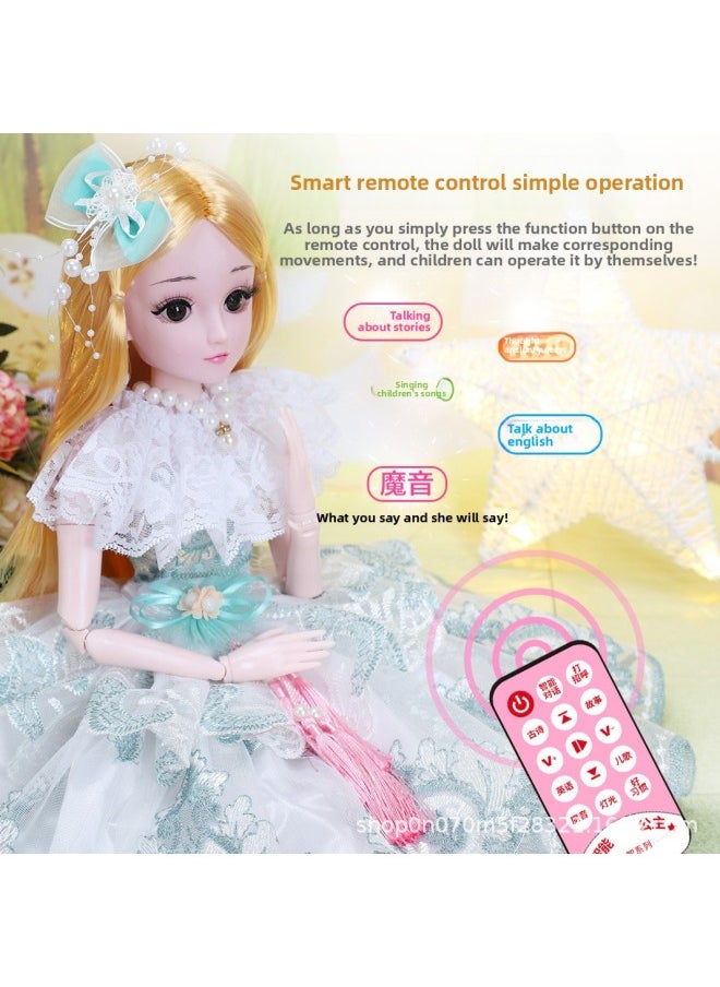 Birthday Gift 60cm Large Tong Le Yang Barbie Doll Set Simulation Dance Dialogue Princess Doll-Color:Dream Princess Kaqi-Height:60cm High [Dance Machine + Music] + Gift ① + Luxury Gift Box  - Image 3