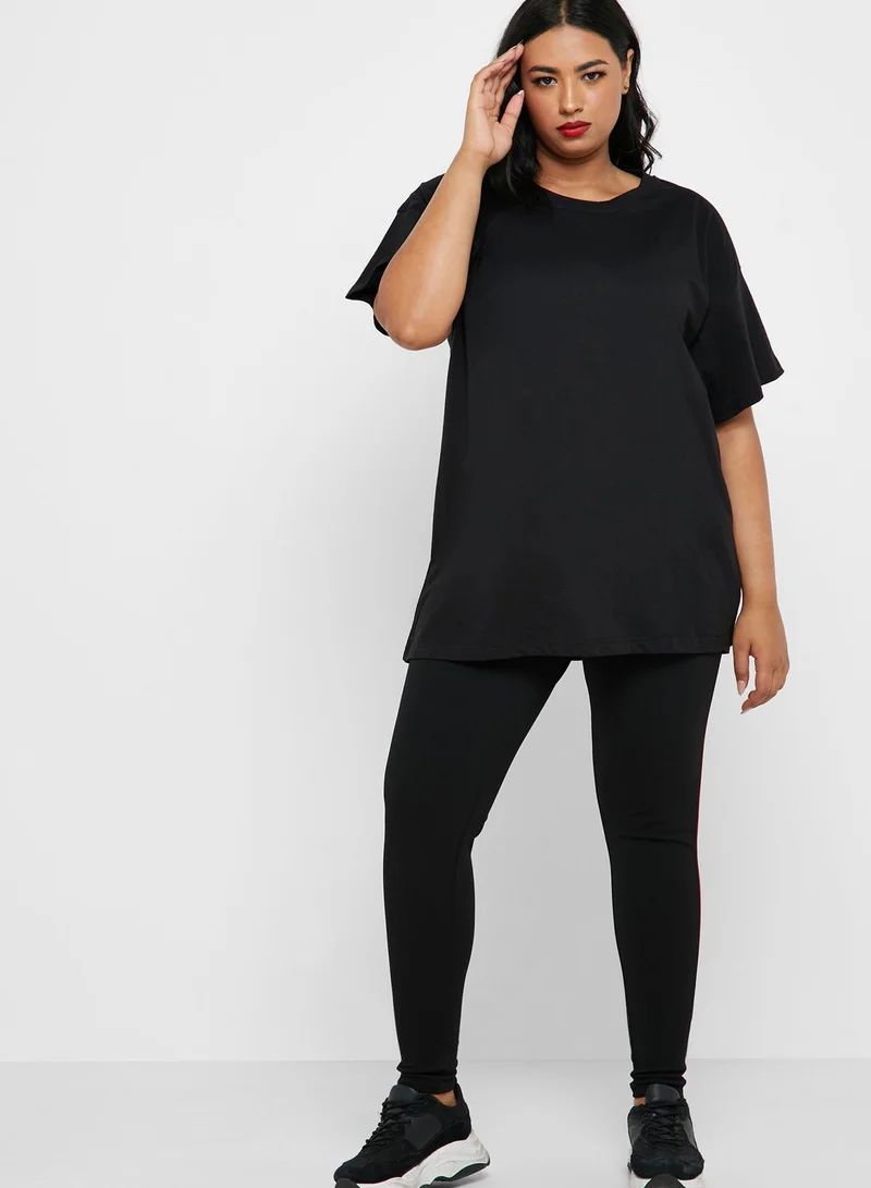 Missguided Curve Side Stripe Pants