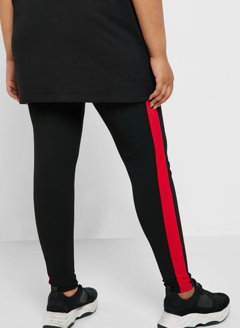 Missguided Curve Side Stripe Pants
