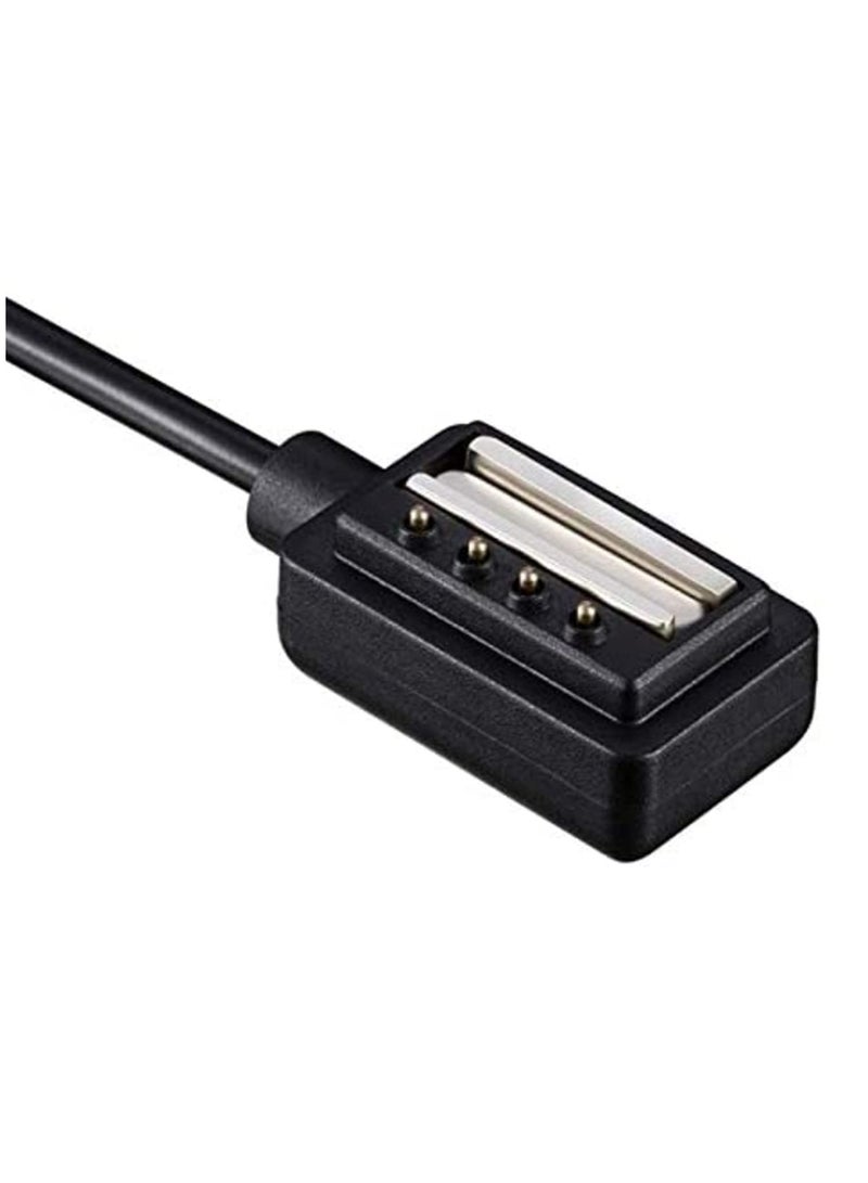 1M USB Charging Data Transfer Sync Cable Cord for Suunto Spartan Sport Ultra Watch Charger with USB Cable Charging Dock Cradle Smart Watch Chargers for SUUNTO SPARTAN Watch - Image 3