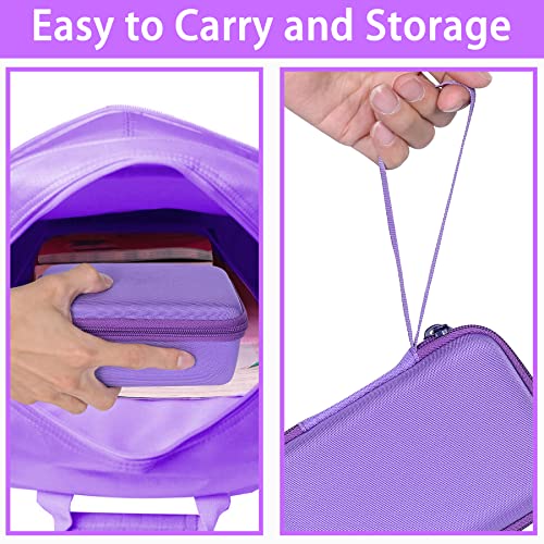 Aenllosi Kids Camera Case for Anchioo/for ESOXOFFORE Instant Print Camera Toys,Kids Selfie Digital Camera Photo Paper & Color Pen Holder (Purple,Case Only) - Image 5