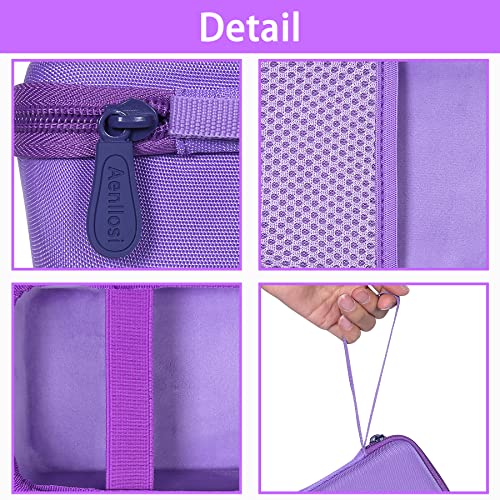 Aenllosi Kids Camera Case for Anchioo/for ESOXOFFORE Instant Print Camera Toys,Kids Selfie Digital Camera Photo Paper & Color Pen Holder (Purple,Case Only) - Image 2