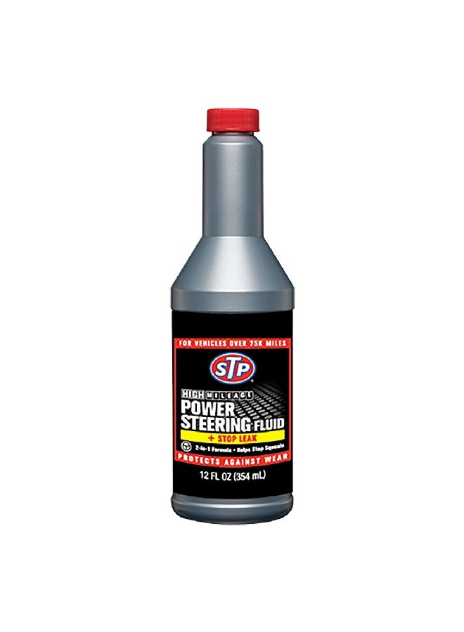 STP Power Steering Stop Leak Fluid 12oz 18666 - Image 1
