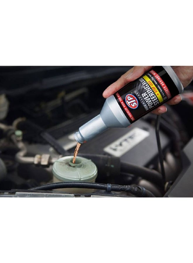 STP Power Steering Stop Leak Fluid 12oz 18666 - Image 2