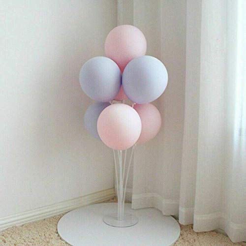 Smartcraft Plastic Balloon Stand With 7 Sticks, Cups and Base for Birthday, Wedding, Holiday, Anniversary Decorations - Pack of 1 - Image 2