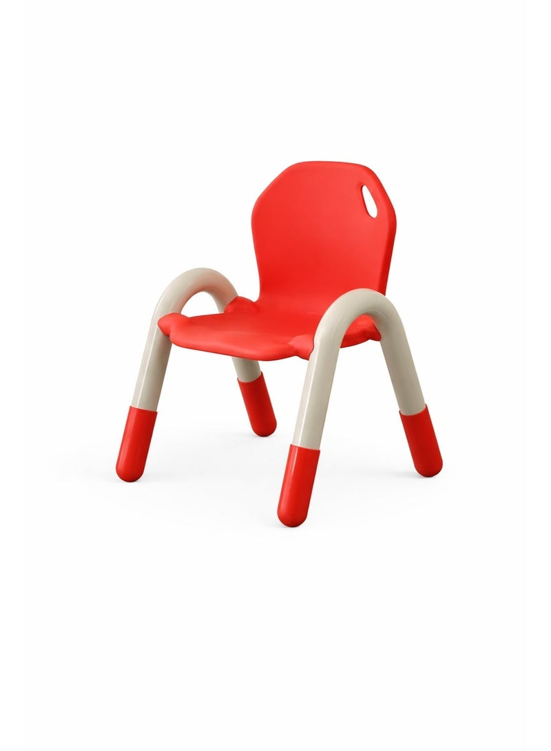 Joy & Learn  Kindergarten Chair - Red, perfect for everyday use whether for studying, drawing, eating, or playing - Image 1