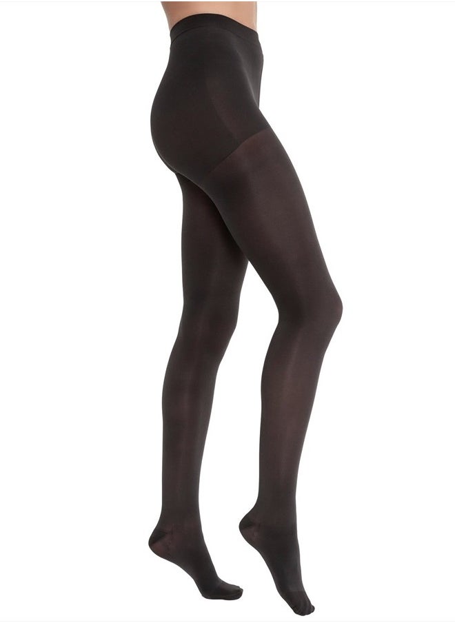 JOBST - BSN Medical 115157 Jobst Opaque Compression Hose with Closed Toe, Waist High, Medium, 20 mm - 30 mm HG Size, Classic Black - Image 1