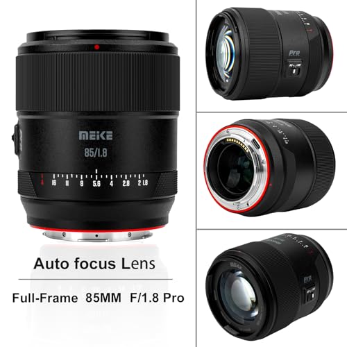 Meike 85mm f1.8 Pro II Full Frame STM Medium Telephoto Lens 8K High Resolution AF Fixed Lens for Panasonic Lumix Sigma Leica L-Mount Mirrorless Camera S1 S1R S1H S5 FP FPL SL SL2 (with Aperture Ring) - Image 2