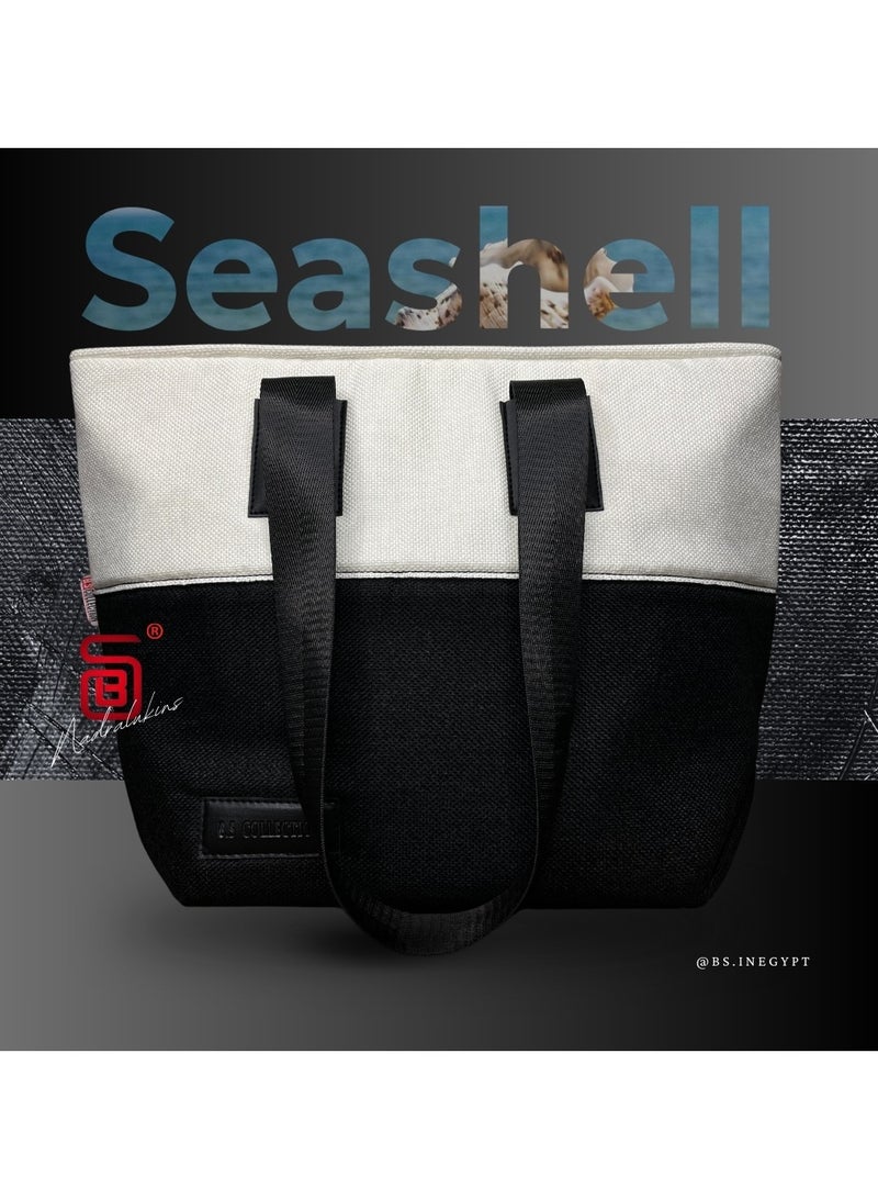 B.S COLLECTION - BLACK Women's Fashion Multipurpose Business Bag - High Quality Soft Burlap Canvas Fashion Bag… - Image 2