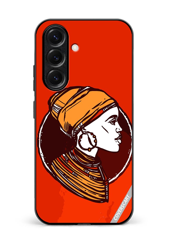VR CREATIVE Protective Case Cover For Samsung Galaxy S25 Plus African Woman Design Multicolour