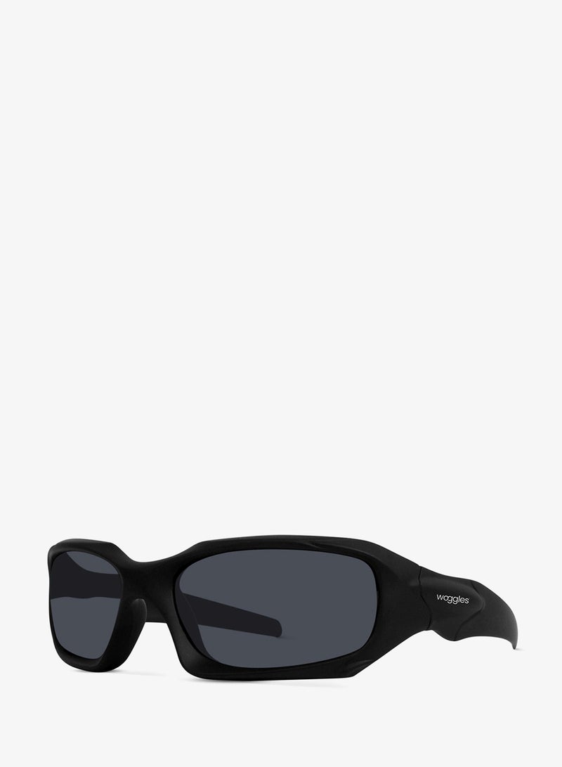 Woggles Black Polarized Sports Sunglasses - Image 5