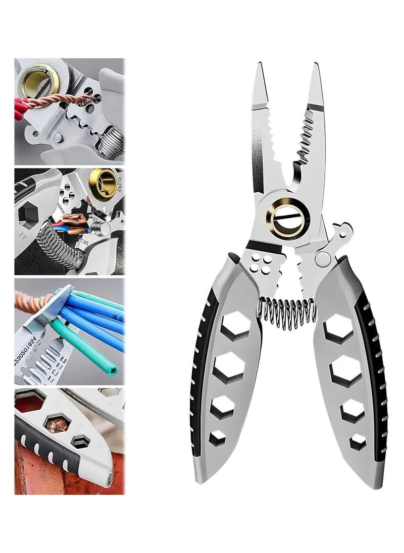 Generic Multipurpose Strippers & Crimping Tool – Professional Wire Stripper, Cutter & Crimper for Electrical & DIY Use  - Image 3