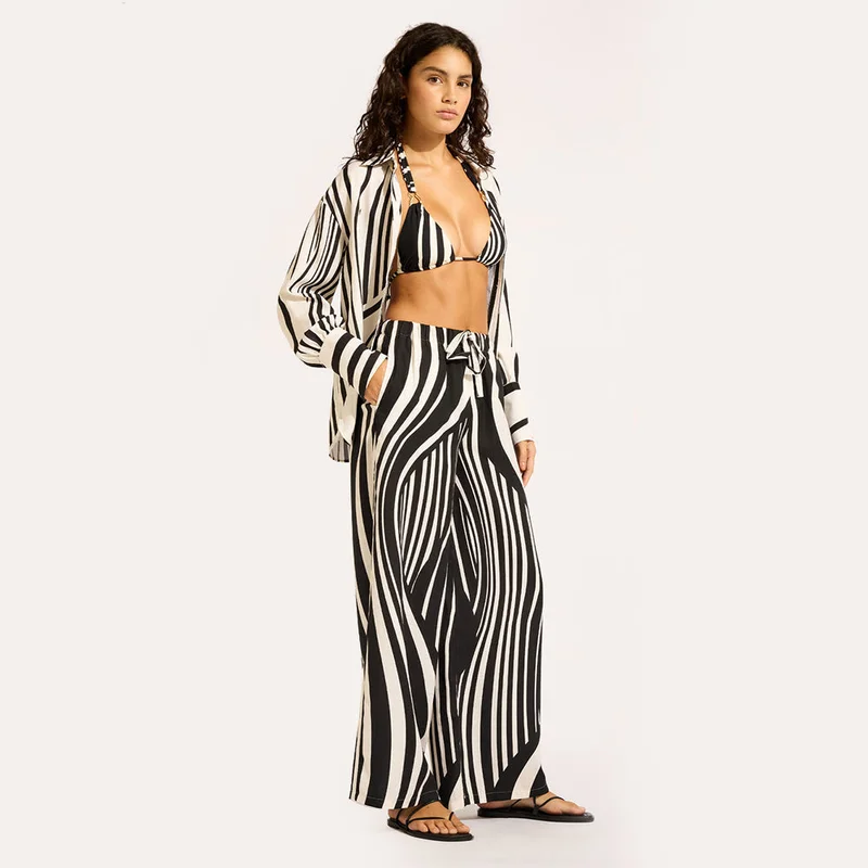 Seafolly  Coastline Button Up Top - Women for Women | Best Price UAE