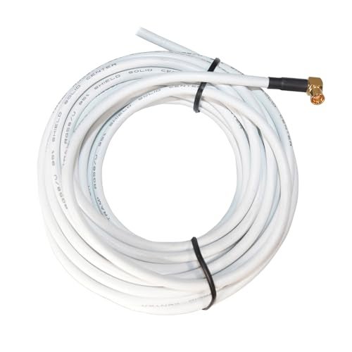 Tram 1657-HC Marine Satellite Radio Ratchet-Mount Antenna with RG58 Cable, White - Image 2