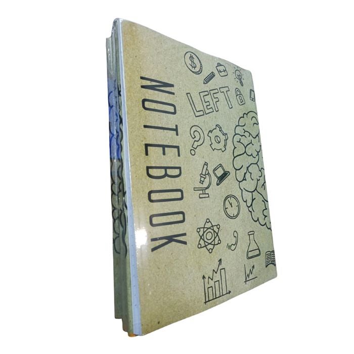Extra Line university notebook pin bound 3 lines 40 sheets kraft design coated cover A4