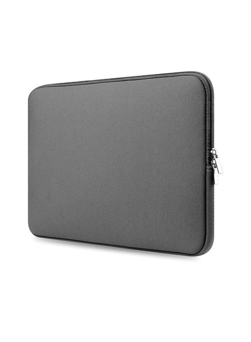 13.3 Inch Protective Soft Neoprene Laptop Sleeve Case Slim Fit Padded Bag For 13-13.3 Inch Notebook/Macbook/Tablet/Ultrabook Of Apple/Acer/Asus/Dell/Lenovo/HP/Samsung/Sony/Toshiba (Grey) - Image 4