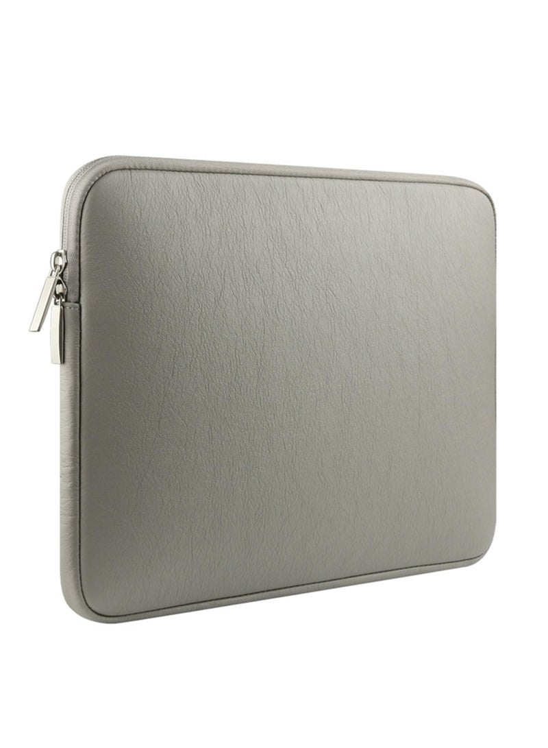 13.3 Inch Protective Soft Neoprene Laptop Sleeve Case Slim Fit Padded Bag For 13-13.3 Inch Notebook/Macbook/Tablet/Ultrabook Of Apple/Acer/Asus/Dell/Lenovo/HP/Samsung/Sony/Toshiba (Grey) - Image 2