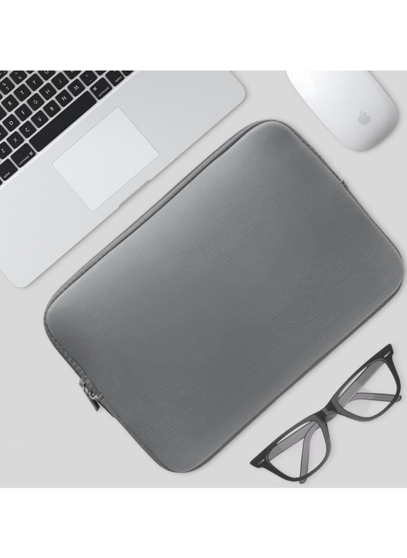Generic - 13.3 Inch Protective Soft Neoprene Laptop Sleeve Case Slim Fit Padded Bag For 13-13.3 Inch Notebook/Macbook/Tablet/Ultrabook Of Apple/Acer/Asus/Dell/Lenovo/HP/Samsung/Sony/Toshiba (Grey) - Image 1